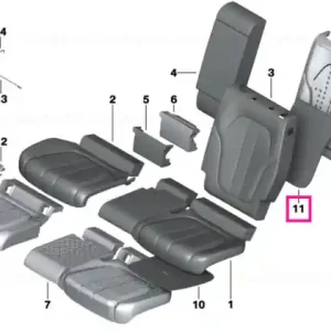 Seat heating backrest left - BMW Ultima șansă