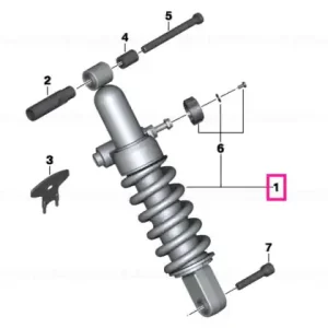 Vezi acum Strut suspensie ESA spate - BMW Motorrad