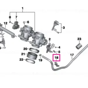 Livrare rapidă Suport cablu D=11,5 - BMW Motorrad