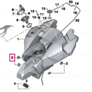 Ofertă limitată Tank guide, top - BMW Motorrad