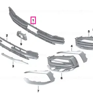 Popular Grille centre brake cooling duct - BMW