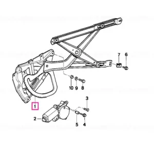 Reducere de preț Electr.window lifter front right - BMW