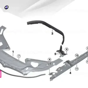 Etanșare capotă motor față - BMW Reduceri