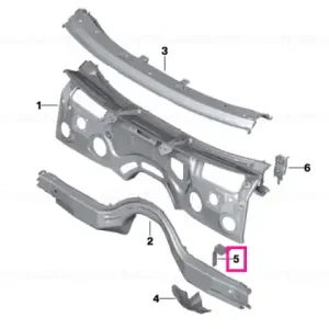 Reinforcement, engine support, left - BMW Reducere