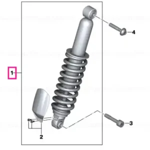 Spring strut, front - BMW Motorrad Discount