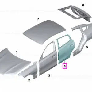 Ofertă Usa spate, stanga - BMW X6 G06 M F96