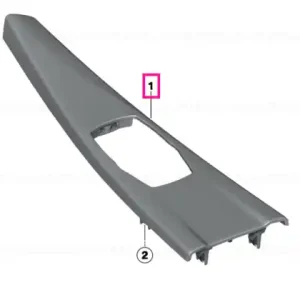 Decor panel for centre console ALU - BMW Cel mai bun preț