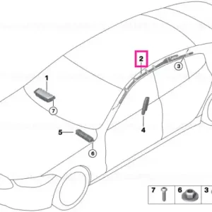 Head airbag, left - BMW Cumpără online
