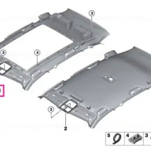 Roofliner panorama glass roof audio ANTHRAZIT - BMW Ofertă exclusivă