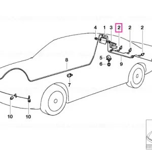 Ultrasonic sensor, Interlagos Blue WA30 - BMW Preț redus