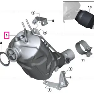 EXCH-Diesel particulate filter RDE SCR - BMW Nu rata