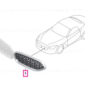 Discount Grille, front, left - BMW