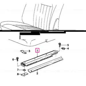 Reducere de preț Seat rail outer left - BMW