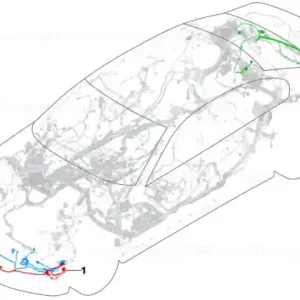 Wiring harness, front end - BMW Chilipir