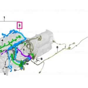 Snur electric motor modul 2 - BMW Plată securizată