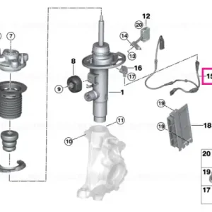 Cablu adaptor EDC osie fata - BMW Transport gratuit