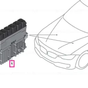 Basic cotrol unit DME DME 88T0 - BMW Noutate