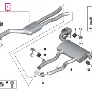 Repl.of petrol part.filter w.fr.pipe EU6 RDE - BMW Cel mai bun preț