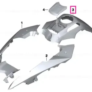 Capac rezervor ROHTEIL / BLANK - BMW Motorrad Premium