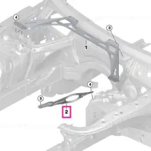 Strut tower brace, right M - BMW Preț redus