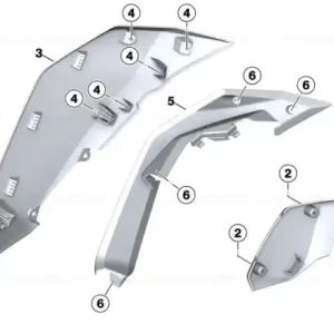 Reducere Trim, air duct, left - BMW Motorrad