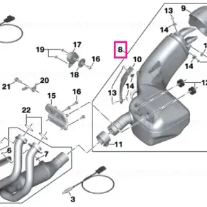 Ofertă limitată Rear silencer - BMW Motorrad