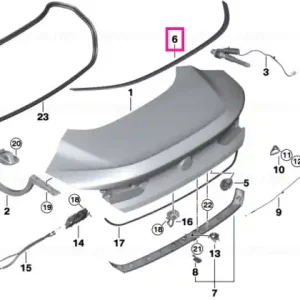 Rear spoiler, Carbon - BMW Promoție