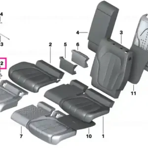 Ofertă specială Capac Isofix SCHWARZ - BMW