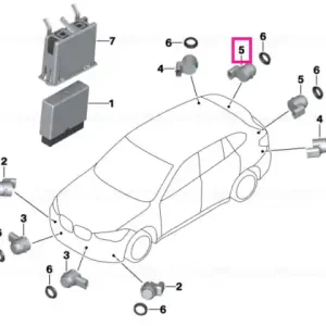 Senzor ultrasonic WC1D - BMW Ofertă limitată