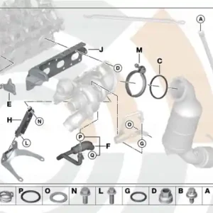 Installation kit, turbocharger VALUE LINE - BMW Transport gratuit
