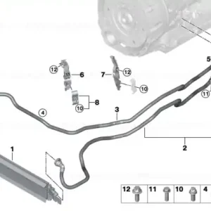 Cumpără online Transmission oil cooler line, return - BMW