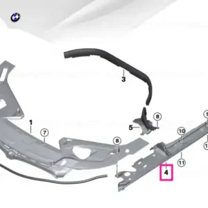 Etansare panou lateral dreapta - BMW Popular