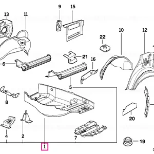 Trunk floor - BMW Cel mai vândut