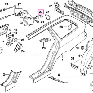 Preț redus Torx bolt ISA M5X10 - BMW