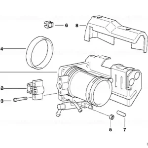 Ansamblu carcasă accelerator D=55MM - BMW Preț redus