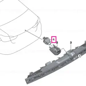 Plată sigură Reversing camera ICAM2RFK-BO01 - BMW
