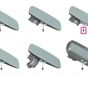 Rearview mirror EC / LED / GTO - BMW Preț promoțional