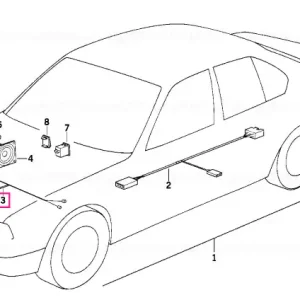 Wiring loudspeaker - BMW Reducere specială