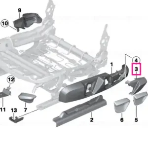 Capac prindere centura dreapta OYSTER - BMW Ofertă de sezon