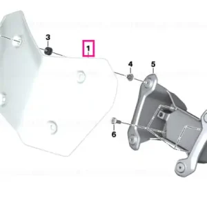 Preț mic Windscreen large clear L=310MM - BMW Motorrad