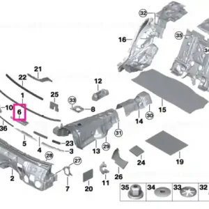 Reducere specială Sound insulation, heating, top - BMW