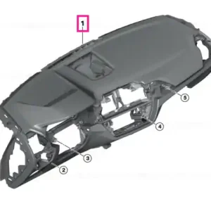 Instr.panel Sensatec Head-Up Display SCHWARZ/OYSTER - BMW Livrare rapidă