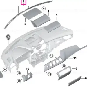 Plată sigură Set garnituri dezaburire parbriz - BMW