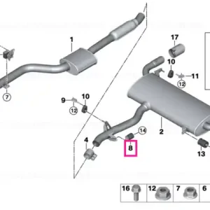 Doar azi Vibration absorber 44 HZ - BMW