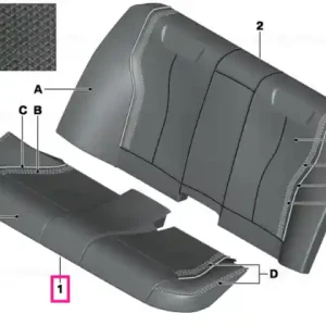 Preț promoțional Capac scaun piele spate INDIVIDUAL - BMW
