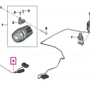 Wiring harness f.LED auxiliary headlight - BMW Motorrad Ofertă limitată