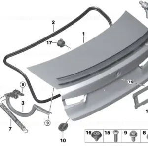 Cumpără acum Banda adeziva fixare eleron/spoiler spate - BMW Seria 3 G20 G28
