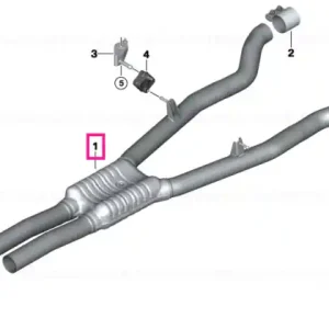 Popular Centre muffler - BMW
