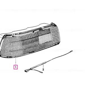 Tail light, left - BMW Cel mai vândut
