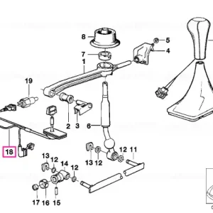 Livrare gratuită Tubing reversing light switch - BMW